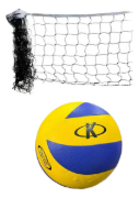 Imagen de Pelota Volley K Pegada + Red Volley Medida Oficial
