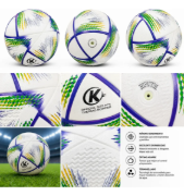 Imagen de Pelota De Fútbol  Thermo Sellada Tamaño Oficial N°5 Blanco