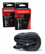 Imagen de Camara Bicicleta Arisun 20 X 1 1/8-3/8 V/f 33mm - Par Presta Negro