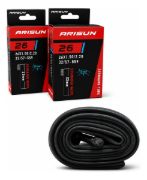 Imagen de Camara Bicicleta Arisun 26 X 1.5/2.2 A/v 33mm - Par Schrader Negro