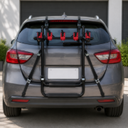 Imagen de Porta Bicicleta Rack Para Auto Transporta Hasta 3 Bicicletas Rojo