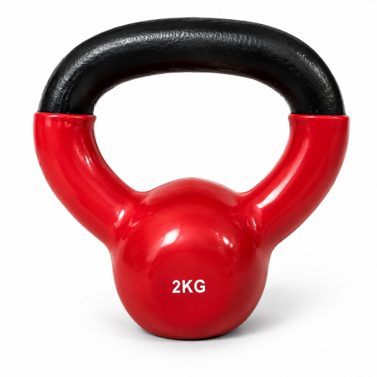 Imagen de Pesa Rusa Hierro Engomado Con Asa 2 Kg