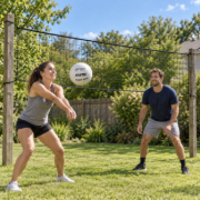Imagen de Pelota Volley K Cosida + Red Volley Medida Oficial Gris