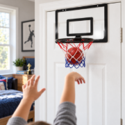 Imagen de Tablero Basket Acrilico Niños + Pelota Y Accesorios 40*60