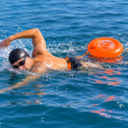 Imagen de Boya Flotador Natación Mar Abierto Con Bolso Hermetico