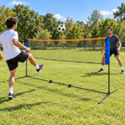Imagen de Red Fútbol Tenis 3 Metros Regulable Portátil Set Completo Azul